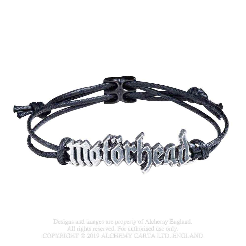 Alchemy Motorhead - Logo Polsband - Zilverkleurig/Zwart